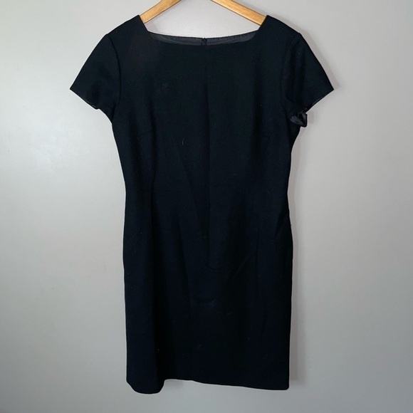 Jones New York wool Black Sheath Dress - Picture 1 of 4